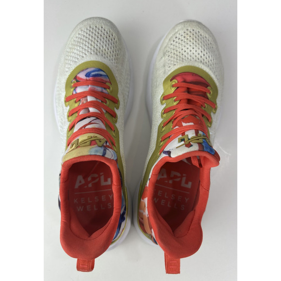 APL Limited Edition TechLoom Tracer 8.5 Glitter Knit Gold Multi Training Running - Picture 12 of 13